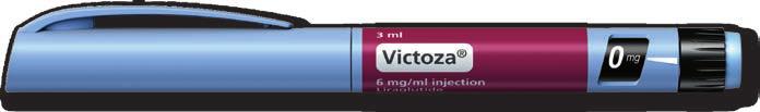 Victoza -injektio Victoza on saatavana käytännöllisessä esitäytetyssä Victoza -kynässä. Kynän sisältö riittää noin 15 päiväksi (vakioannoksella 1,2 mg/päivä).