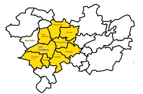 Bereich der Polizeistation Friedberg 2014 2013 Tendenz Verkehrsunfälle gesamt 1922 2002-4,0 % VU mit Sachschaden 1597 1663-4,0 % VU mit Personenschaden 325 339-4,13 % Verunglückte Personen 424