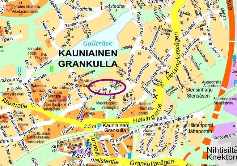 KAUNIAISTEN KAUPUNKI GRANKULLA STAD KAUNIAISTEN KAUPUNKI LUOVUTTAA ASUINRAKENNUSTEN TONTTEJA JA RAKENNUSPAIKKOJA Kaupunki myy kaksivaiheisessa menettelyssä kolme tonttia sekä kolme rakennuspaikkaa