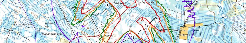 0 500 1000 1500 2000 m Map: Maastokartta 50k, Print