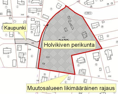 1.1 Suunnittelualue Suunnittelualue sijaitsee Ristinummen kaupunginosassa pääradan länsipuolella.