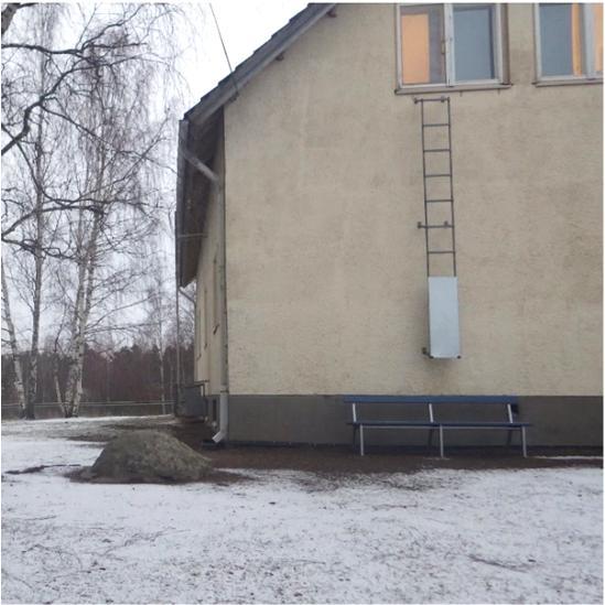 PIHA-ALUEET Pinnanmuodot tasaiset rakennuksen ympärillä.