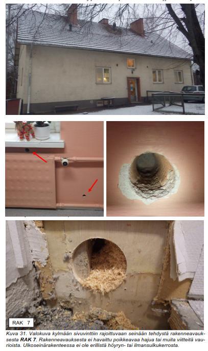 ULKOSEINÄT Rakenteet Pääosin massiivitiili- /kevytbetonirakenteita. Ikkunat uusittu Rakenteena kosteusteknisesti turvallinen. Ullakkotilan ja 2. kerroksen välinen seiän puurakenteinen.