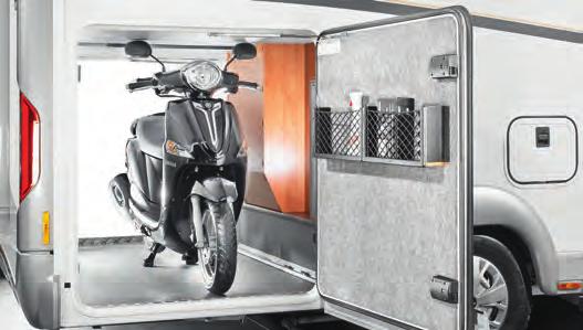 Garagenzugang beidseitig Fahrerhaus-Pilotensitze