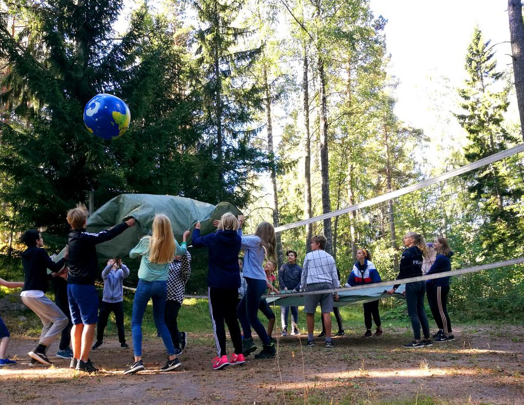 Luontoryhmäytykset (7. 9. lk) Elämyksellinen, toiminnallinen ryhmäytyskokonaisuus yläasteluokille, jotka ovat paremman ryhmädynamiikan tai yhteistyötaitojen tarpeessa.