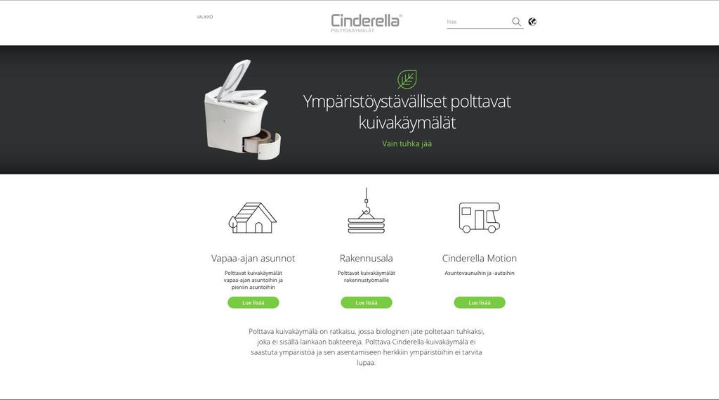 Cinderellan sisäänrakennettu ohjelmisto mukauttaa ja optimoi polton suhteessa jätteen määrään, joka tehostaa energiankäyttöä.
