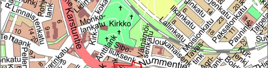1. PERUS! JA TUNNISTETIEDOT TUNNISTETIEDOT Asemakaavan muutos koskee: Lohjan 1. kaupunginosa Anttila, korttelit 43 ja 49 sekä katualuetta. Asemakaavan muutoksella muodostuu: Lohjan 1.