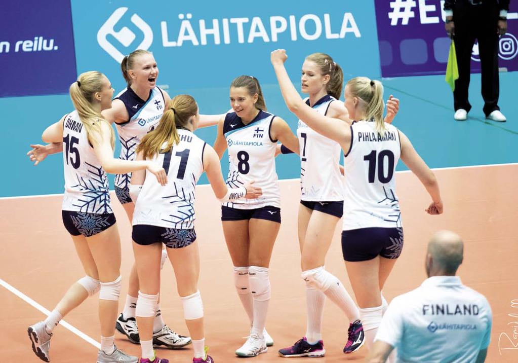 tiivistä yhteistyötä TEKSTI heikki kiiskinen kuvat RIIVIÖ IMAGES, FIVB, CEV Vastuullisuus ja vaikuttavuus mukaan seuratoimintaan LähiTapiolan johtaja Arto Heinonen korostaa urheiluseurojen