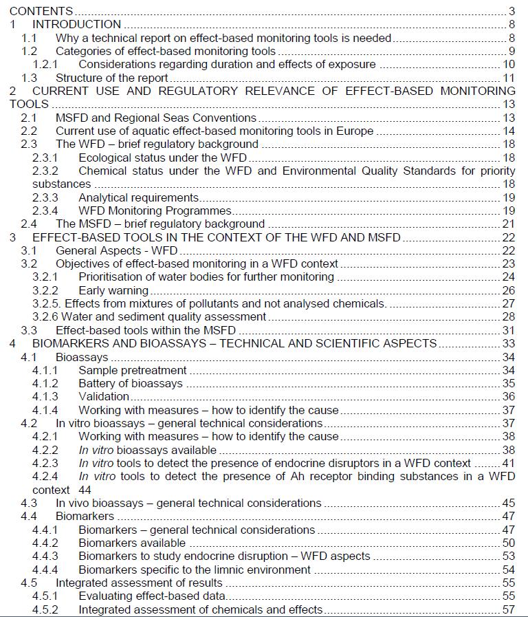 Menetelmät EU kirjallisuudessa Ruoan seulonta dioksiinien takia; Com 589/2014 Meristrategiadirektiivi