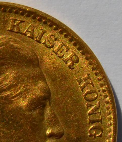 kuva ja yksityiskohtien tarkkuus Oikea 20 mark 1908: Tarkat yksityiskohdat ja patina - laatutaso