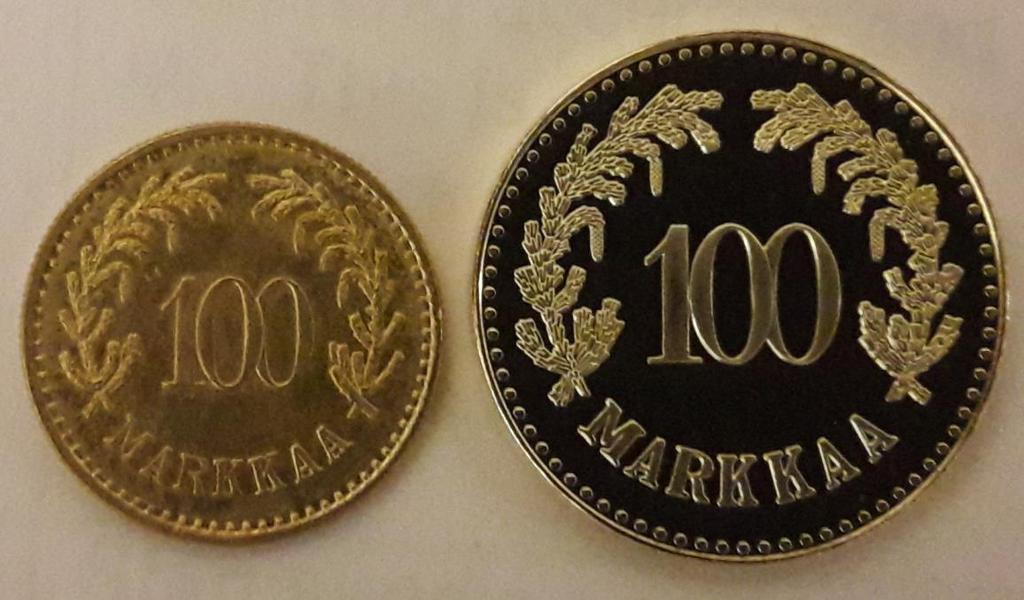 MIKÄ ON JÄLJENNÖS? Tietyistä käytöstä poistetuista kolikoista on tehty myös jäljennöksiä eli replikoita. Pääasiallisesti virallisen tahon kuten rahapajan valmistamia.