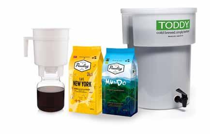 Toddy cold brew -suodatusvälineet Toddy Small -tuotteet Aloituspaketti: Toddy Small suodatinlaite: sis.