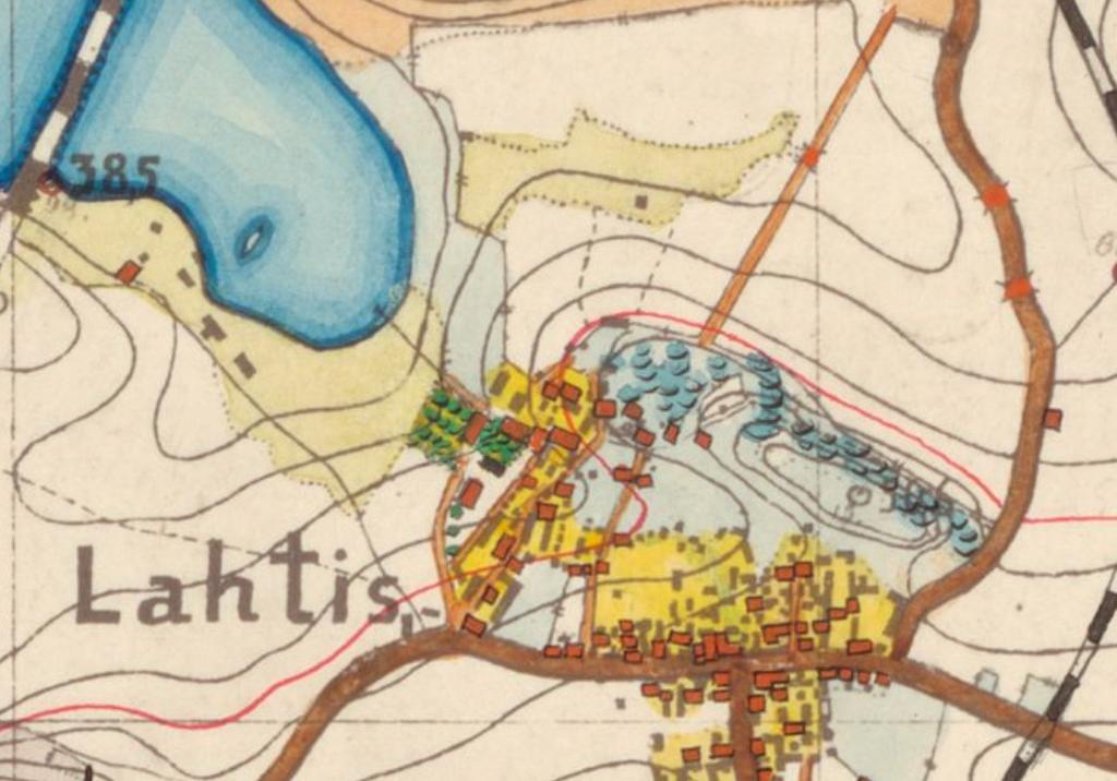 Selostus A-2743 D/486/10.02.03.00.04/2018 4 (17) 2 LÄHTÖKOHDAT 2.1 Selvitys suunnittelualueen oloista Alueen historiaa Suunnittelualue on kuulunut Lahden kartanon maihin.