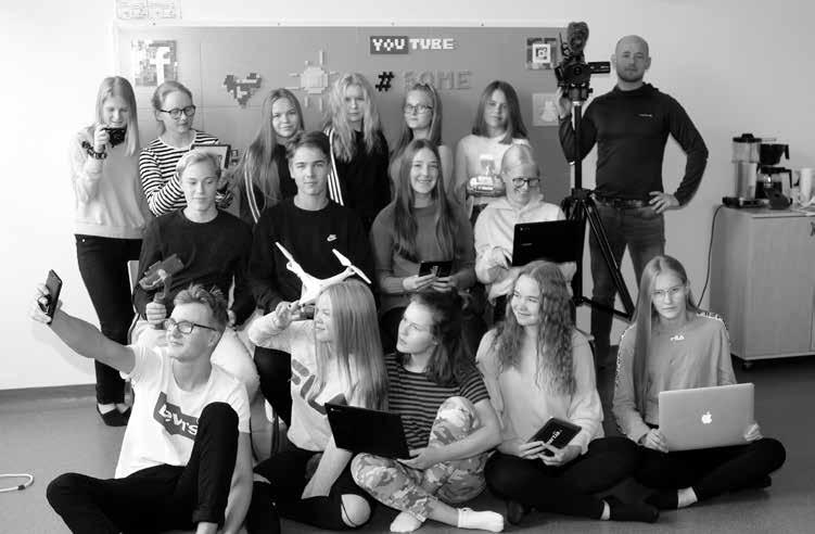 Somelautakunta on päivittänyt ahkerasti opiston Instagram-tiliä ja Youtube-kanavaa.