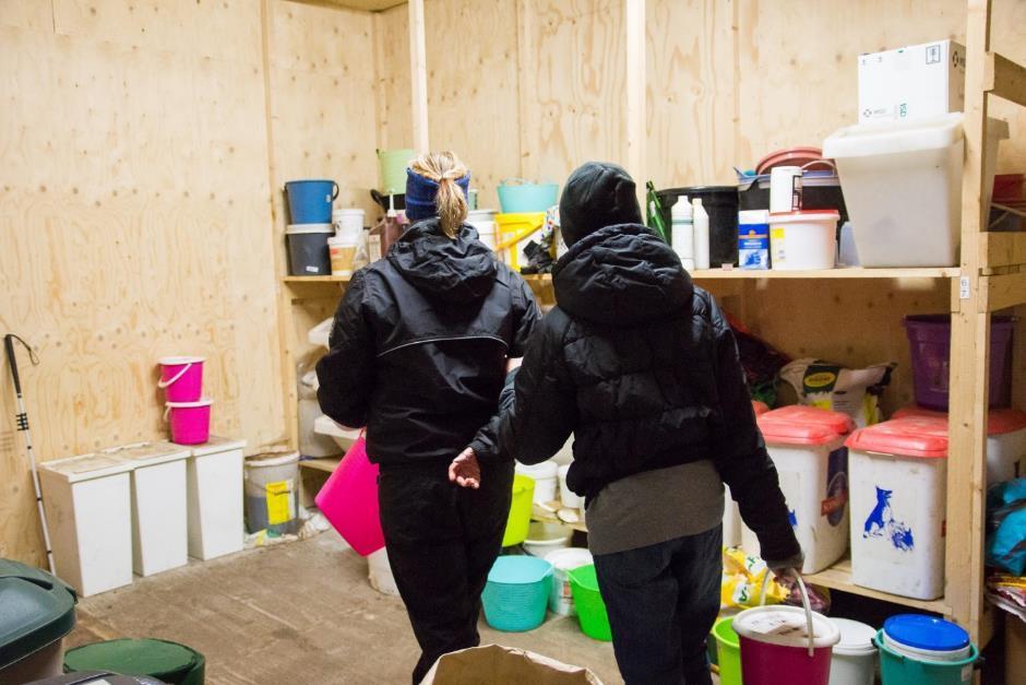 8 4. Liikkumistaito talliympäristössä Liikkumistaidolla tarkoitetaan sekä heikkonäköisen, että sokean taitoa liikkua turvallisesti eri tilanteissa ja ympäristöissä.