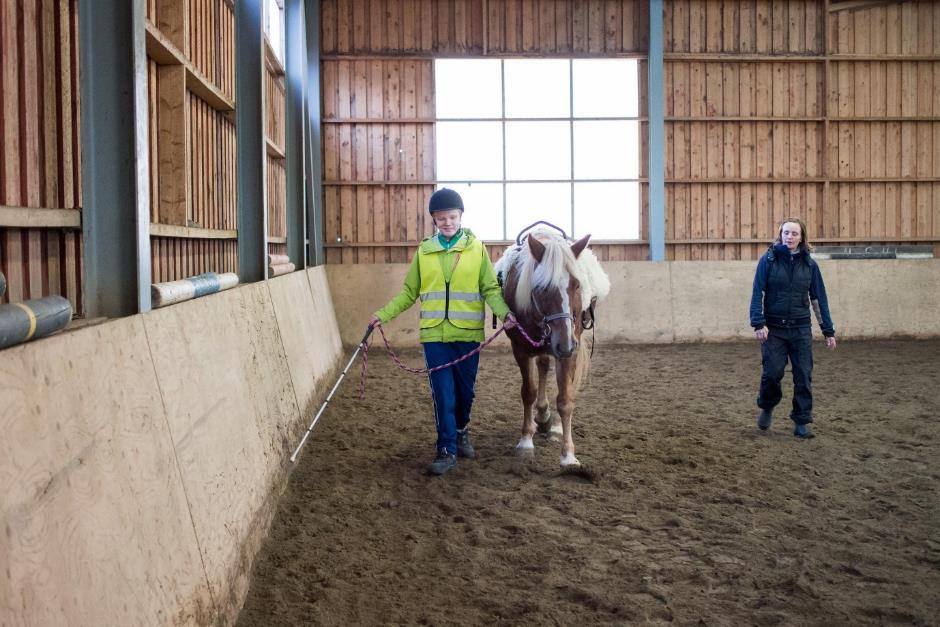 11 Itsenäinen liikkuminen hevosen kanssa Sokean asiakkaan kanssa tilaan orjentoitumiseen kannattaa varata aikaa.