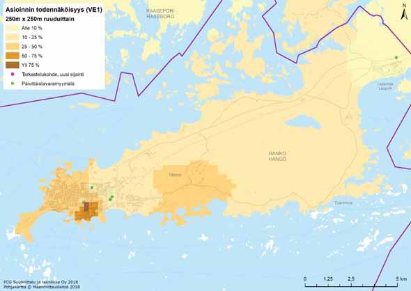nykytilanteessa (VE0) Kuva 3: Asioinnin todennäköisyys