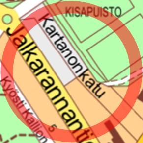 ) kaupunginosan korttelin 2151 tontteja 2 ja 3, kortteleita 2153 ja 2155 sekä puistoalueita Asemakaavan muutoksella muodostuvat: Lahden kaupungin Kartanon (2.