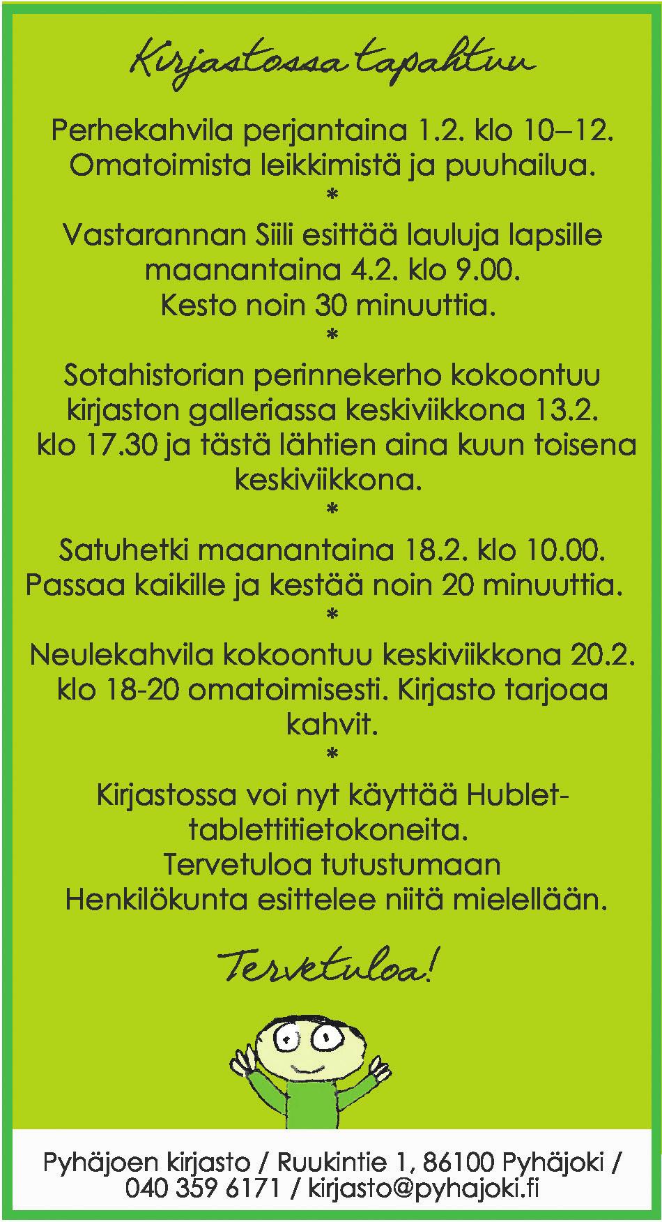 SIVU 2 PYHÄJOEN KUULUMISET 31.