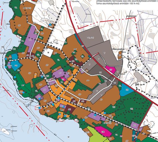 FCG SUUNNITTELU JA TEKNIIKKA OY Kaavaselostus (luonnos) 10 (18) Kuva 10. Ote yleiskaavasta 20