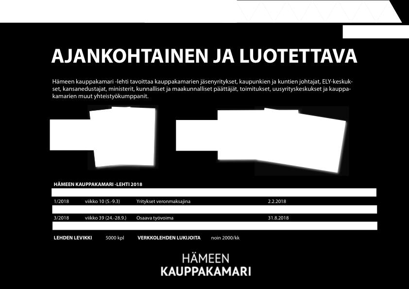 8.2019 4/2019 viikko 49 (2.-5.12.) Kasvu 5.11.2019 Ilmestyy verkkolehtenä LEHDEN LEVIKKI 5000 kpl VERKKOLEHDEN LUKIJOITA n.