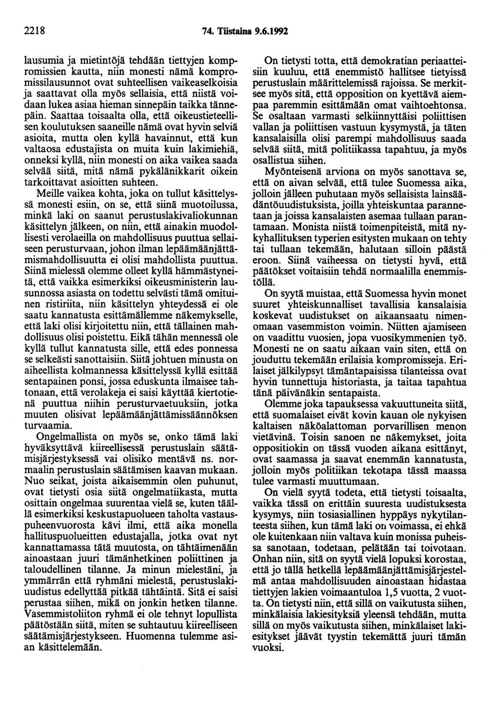 2218 74. Töstaina 9.6.