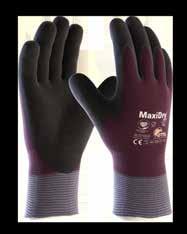 MaxiDry Zero -käsineissä yhdistyvät toisiinsa nesteitä hylkivä materiaali ja sisäinen lämmönkestävyys, ja käsineiden pinnoite on suunniteltu kestämään jopa -30 C:n / -22 F:n* lämpötilaa.