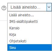 6 SIVU Sivun etuna on, että sen sisältö on aina helposti muokattavissa oppimisympäristön omalla editorilla, eivätkä osallistujat tarvitse sen avaamiseen erillisiä ohjelmistoja. (Mediamaisteri.) 6.