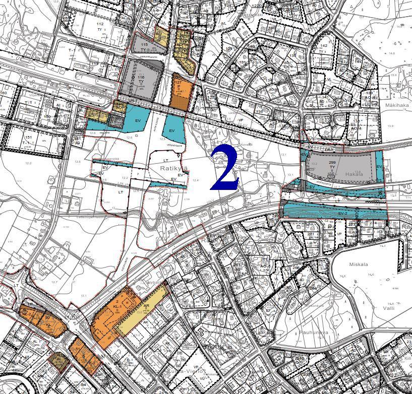 Kohde 2. VT18-alueen asemakaavan muutos ja laajennus. Omistajina Laihian kunta, Suomen valtio, sekä useita yksityisiä maanomistajia. Pinta-ala on yhteensä n. 35,2 ha.