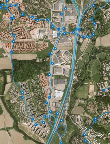 2.2.2 JOUKKOLIIKENNE llä kulkevat linjat 561 (Itäkeskus Aviapolis), 612 (Tikkurila Tammisto), 616 (Kivistö Hakaniemi) ja 621 (Hakaniemi Aviapolis).
