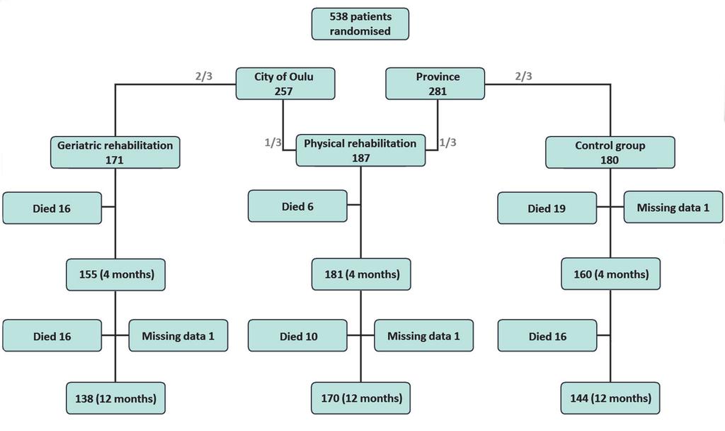 Fig. 10. Flow chart and follow-up protocol. had to be discharged to their respective healthcare centre hospitals.