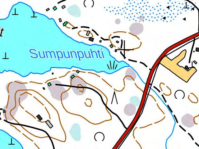 Muualla alueella: AO-1, M-1, RA-2. Uusikaupunki Sauko-Mustakarta-Koivuniemi.