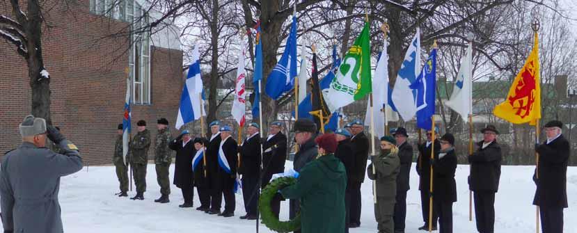 LIPPULINNA Päijät- Hämeen Rauhanturvaajat ry osallistui, kuten jo vuosien ajan on tehty, talvisodan päättymisen muistojuhlallisuuksiin Päijät- Hämeessä 13.3.2019.