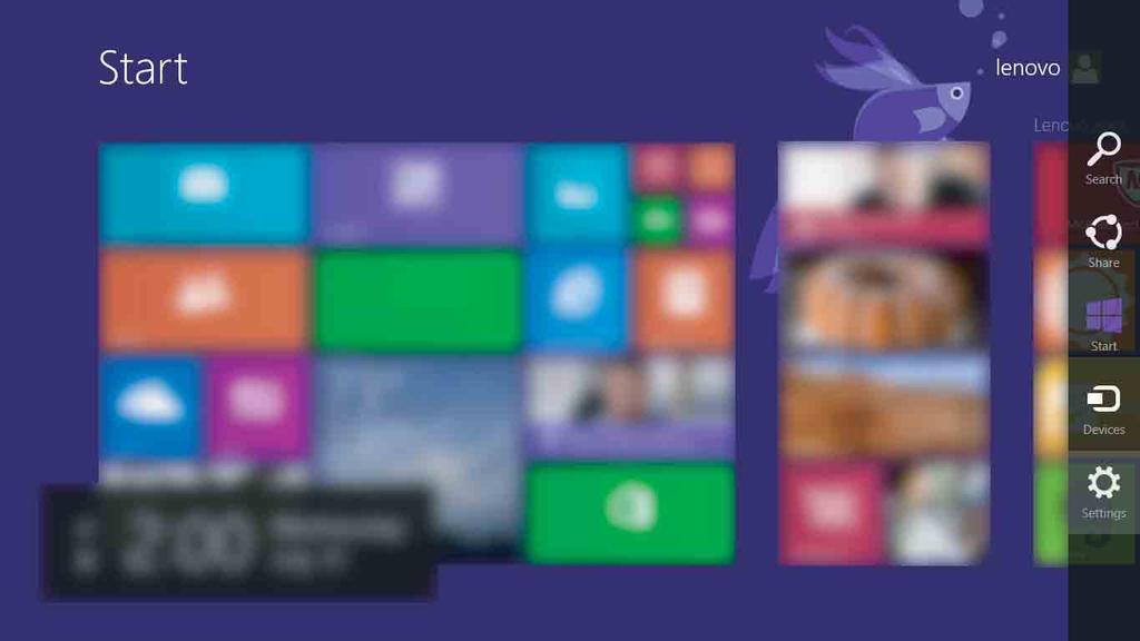 Luku 2. Windows käytön aloittaminen Oikopolut ja oikopolkupalkki (Windows 8.