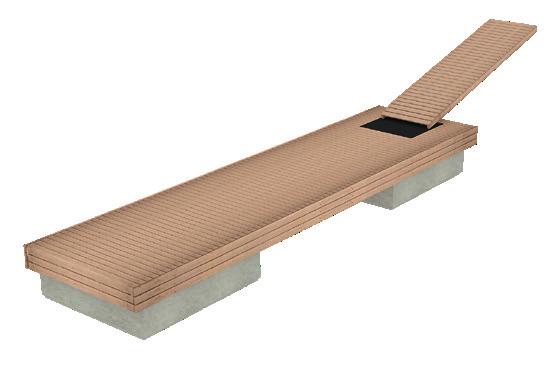 BETONIPONTTONILAITURIT Betoniponttonilaituri soveltuu niin veneen kiinnittämiseen kuin uimalaituriksi.