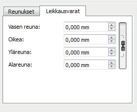 Jos kyseessä on tekstitaitto/ kirja, kannattaa valita automaattiset tekstikehykset.