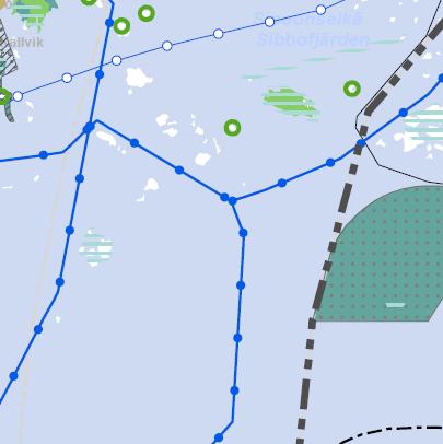 Liikkuminen ja logistiikka Vesiväylät Laivaväylä Laivaväylän ohjeellinen linjaus Veneilyn runkoväylä Tavoitteena on kauppamerenkulun turvaaminen sekä veneilyn ohjaaminen omalle