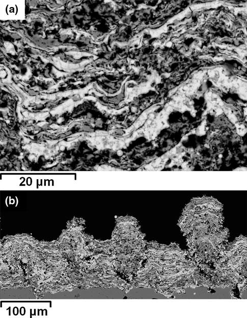 4 Porosity and Permeability The measured permeability and estimated porosity for coatings fabricated with and without both pore formers using the nominal plasma spray conditions are provided in Fig.