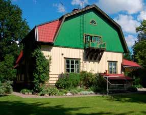 4 SUVIRANTA Suomen taiteen kultakauden taidemaalari Eero Järnefelt rakennutti ateljeekotinsa Suvirannan itselleen työtilaksi ja perheelleen kodiksi vuonna 1901.