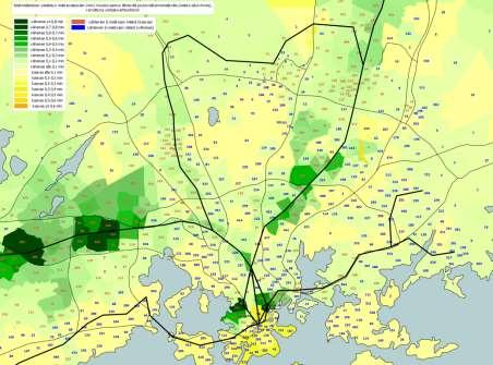 Pisararata ei paranna Helsingin eteläisen ydinkeskustan saavutettavuutta, sillä keskustan asema on syvällä ja matka-aika Pasilasta