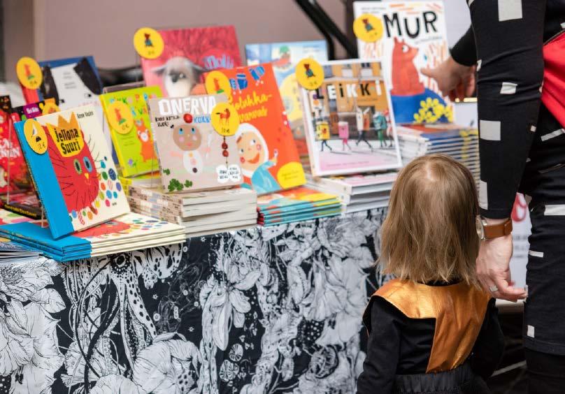 Tarjolla on kuvakirjoja, lastenromaaneja, satuja, runoja, nuor ten ja aikuisten proosaa, tietokirjoja kaikkea!