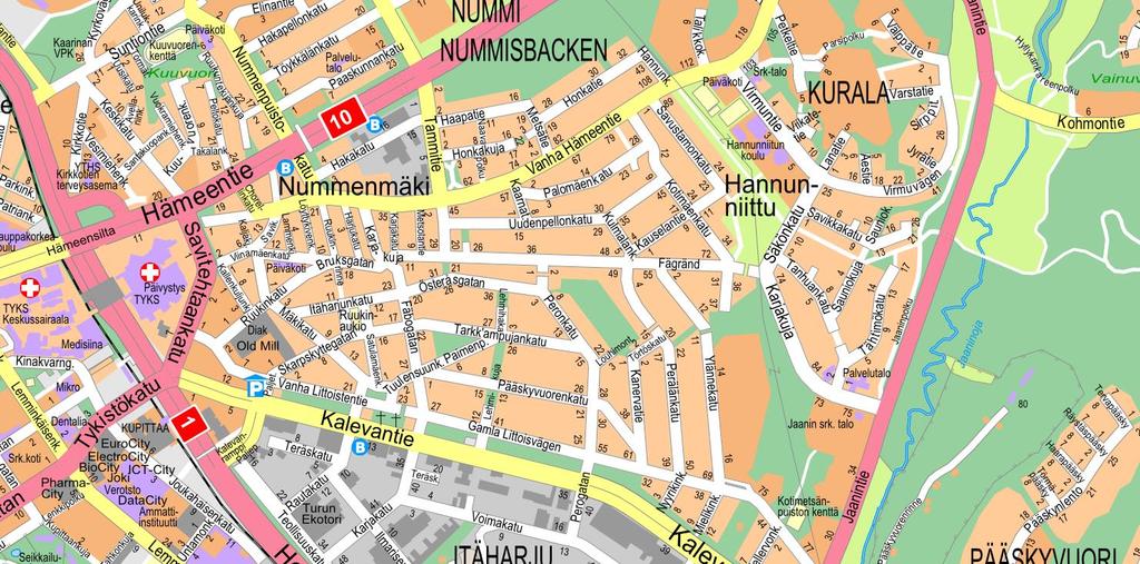 Kaupunkiympäristötoimialan esitys Keskikadun läpiajoliikenteen estämiseksi Kadun autoliikenteen määrä vuorokaudessa