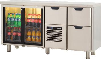 Bar 550-sarjan baarikalusteet juomille B55 R290 230V 50Hz EUR B55/SG8-CDE (+5.