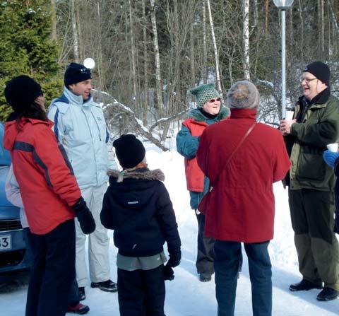 Talviulkoilupäivä 2010 Saimme nauttia jälleen aurinkoisesta säästä ja lumisista maisemista, kun jo perinteeksi