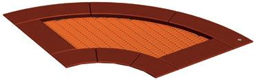 7210001 S Mitat (P x L): 1250 x 1250 mm Turva-alue: 11 m 2 Käyttäjiä kerralla: 1 Asennusaika: 0,5 h/ 2 hlö Perustus: maahan upotettava