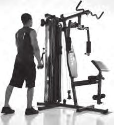 Huomi: Pidä ylävartalo suorana. Triceps: Start position: Stand on the side of the gym.
