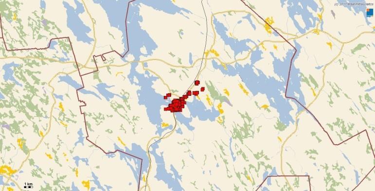 yhteensä kpl Kannonkoski