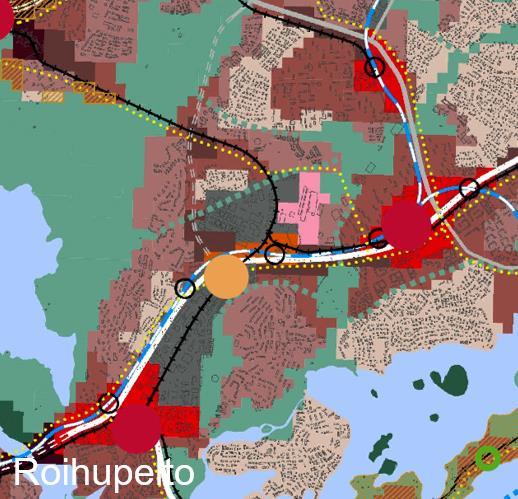 on riittävästi lähiasukkaita ja se on erittäin hyvin saavutettavissa sekä lähialueilta että seudullisesti, ettei tämän tyyppinen kaupan rakenne Konalassa ole merkittävä Kannelmäen keskustalle.