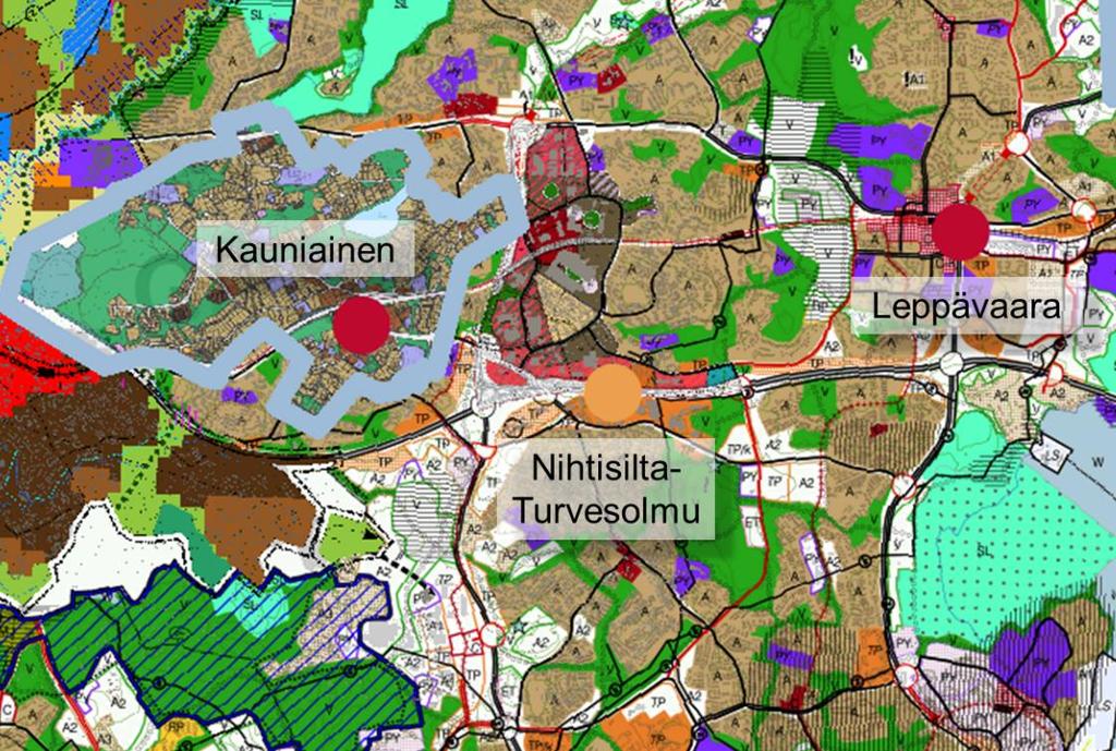 merkittävää vaikutusta Itäkeskuksen vetovoimaan ja keskustan kehittämiseen mm. Raidejokerin myötä. Roihupelto jää tämän vetovoiman varjoon.