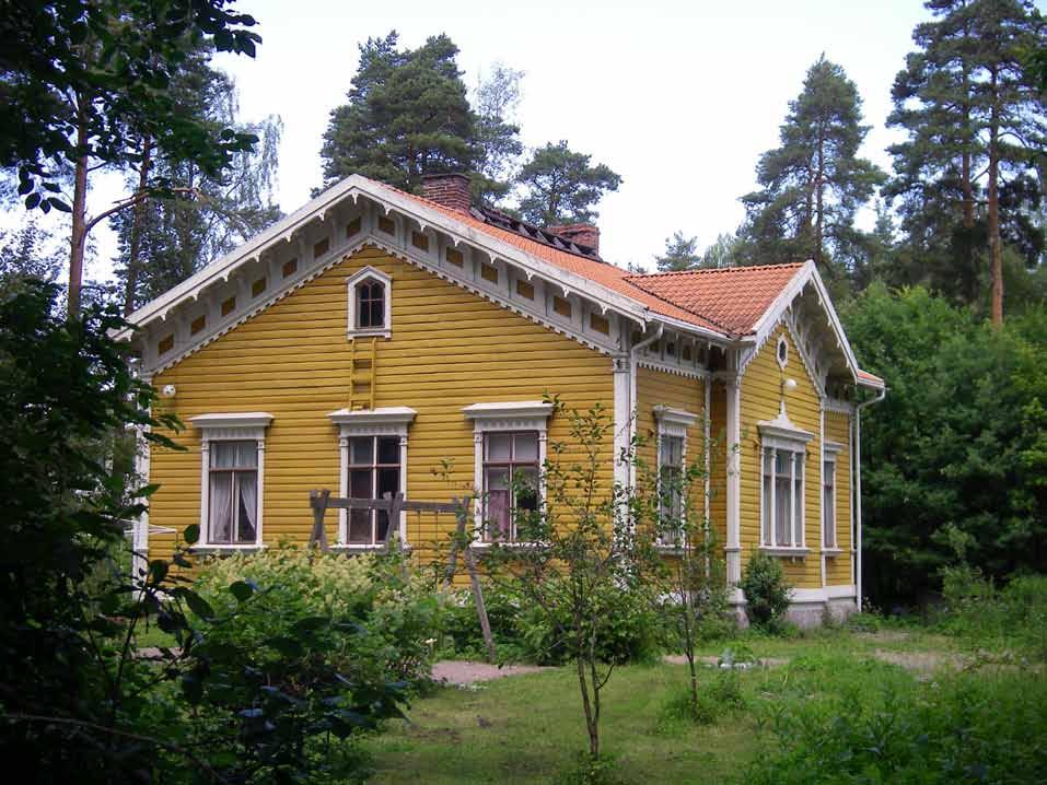 4. Imatrankosken vanha asemamiljöö Imatrankosken vanha rautatieasema sijaitsi Turistihotellin lähellä.